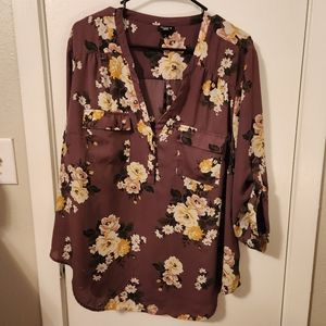 Floral Torrid Blouse